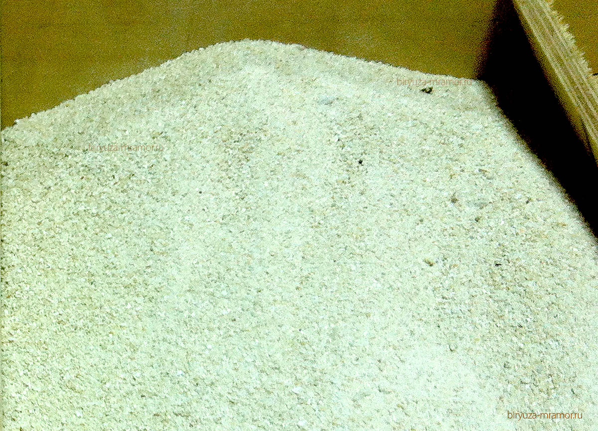 Мраморная крошка, фракция 1-2 мм